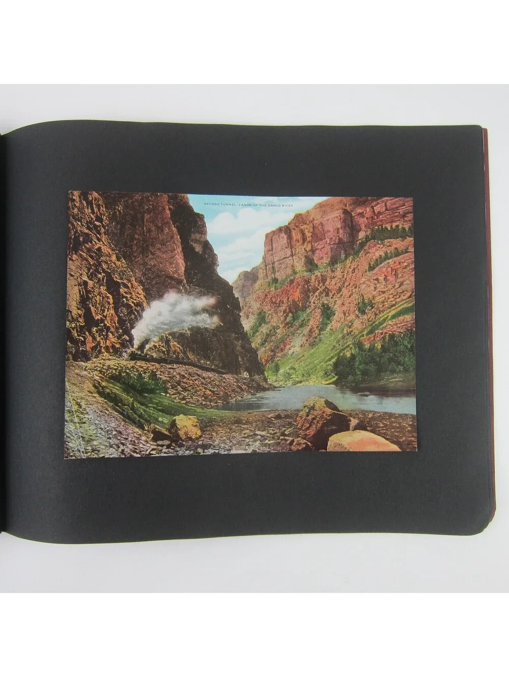 Antique 1914 Book Colorado Rocky Mountain Views on the Rio Grande Railroad Train